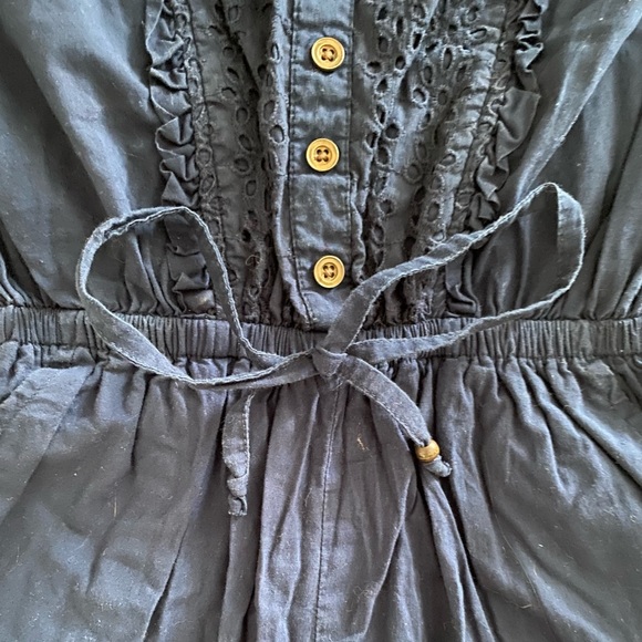 ❌SOLD❌  Navy romper with pockets - Picture 7 of 7